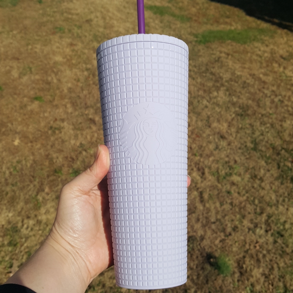 New! 2021 Starbucks Lilac Disco Tumbler - Picture 3 of 4